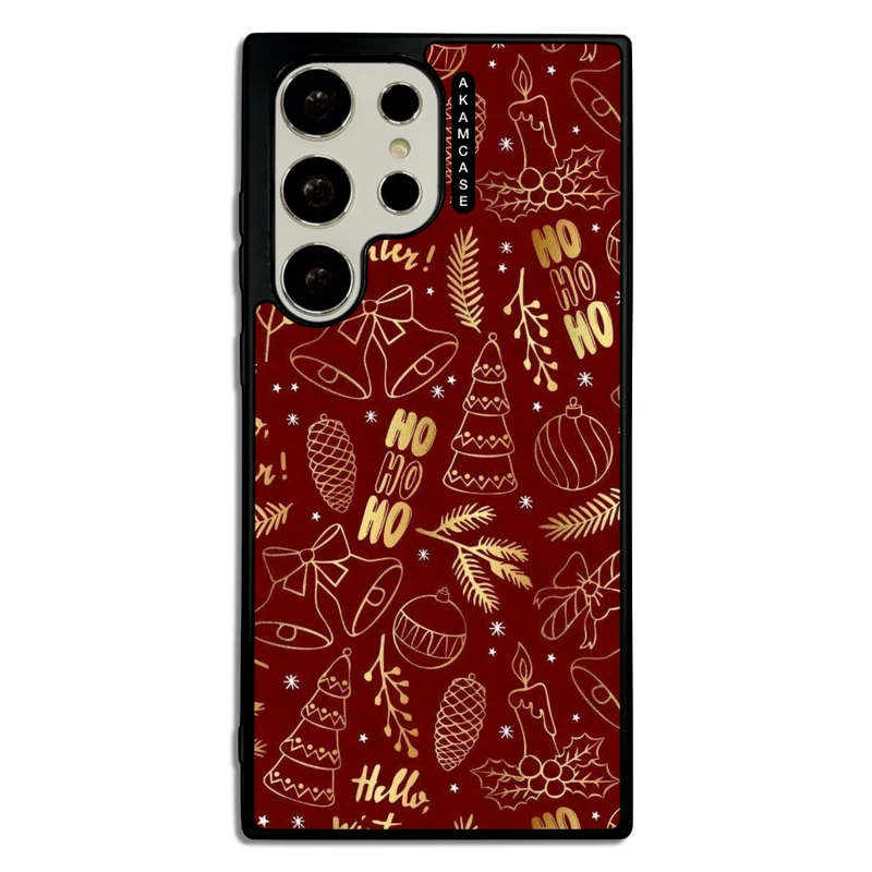 کاور آکام مدل AMC-WSGS23U-CHRISTMAS-18 مناسب برای گوشی موبایل سامسونگ Galaxy S23 Ultra