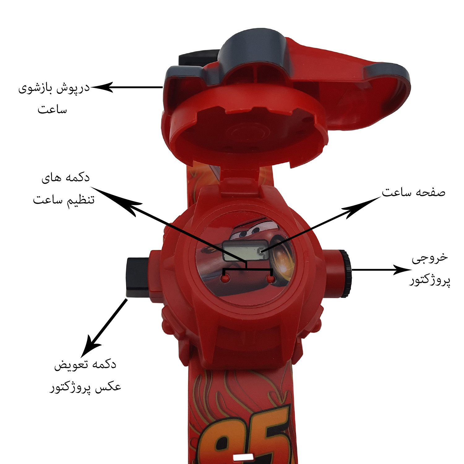 ساعت مچی دیجیتال مدل مک کویین