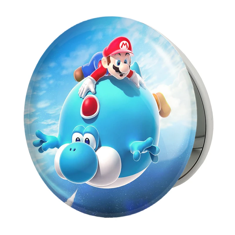 آینه جیبی خندالو طرح سوپر ماریو مدل تاشو کد 30446