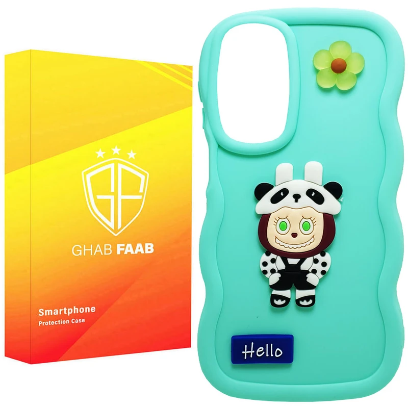 کاور قاب فاب مدل لبوبو طرح دخترانه مناسب برای گوشی موبایل سامسونگ Galaxy A26