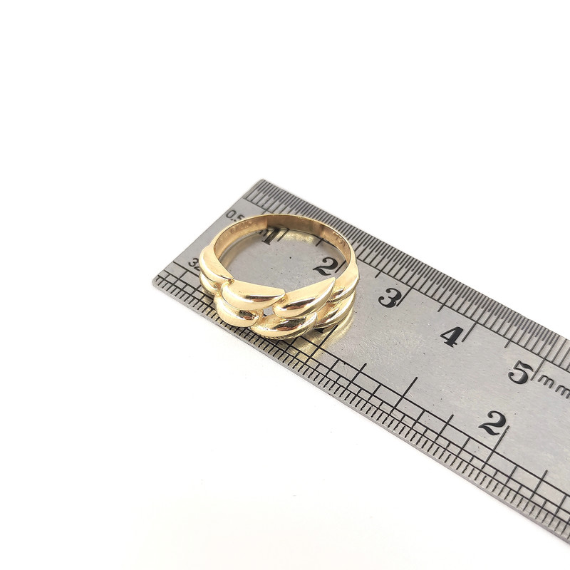 انگشتر طلا 18 عیار زنانه طلا و جواهرسازی افرا مدل 24