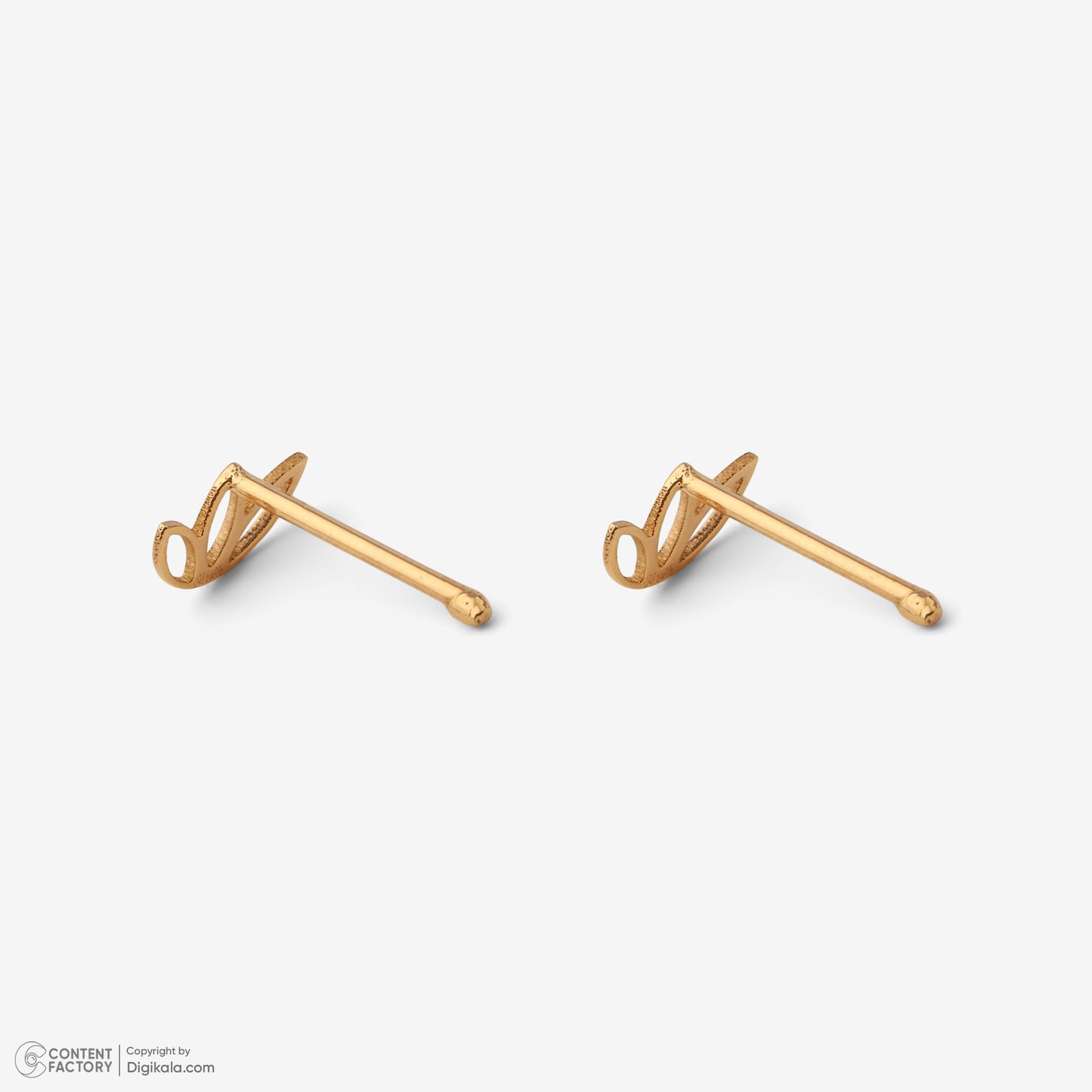 نیم ست طلا 18 عیار زنانه سایا گلد مدل شاخه 7 برگ ns3 -  - 4