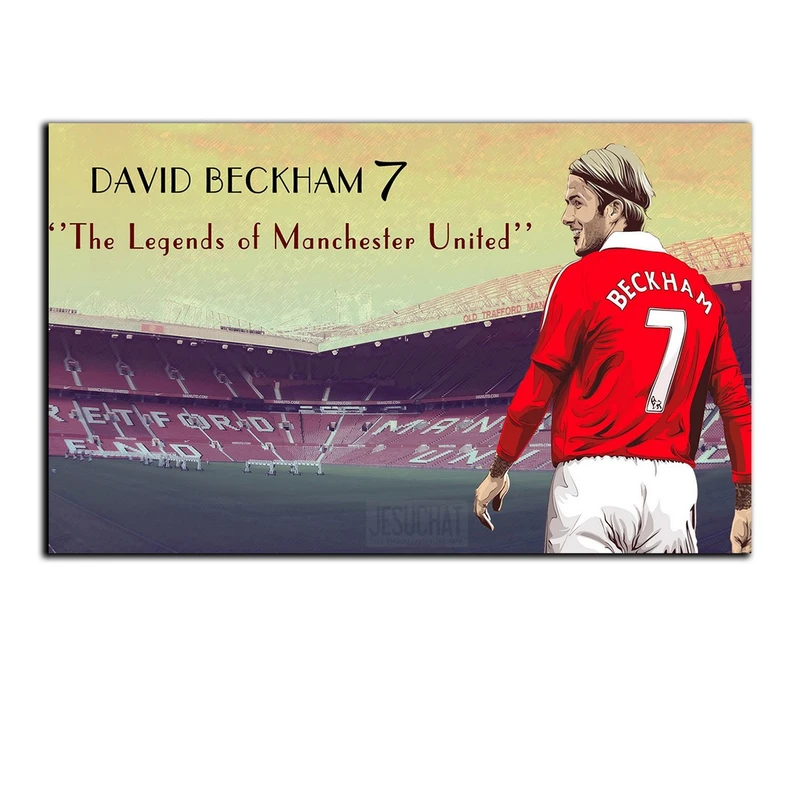 تابلو شاسی بکلیت طرح بازیکن فوتبال باشگاه منچستر یونایتد دیوید بکهام مدل SH-S6974