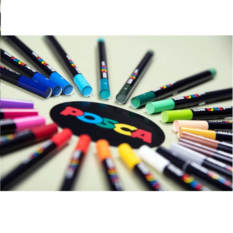 مداد رنگی 36 رنگ یونی بال مدل posca pencil