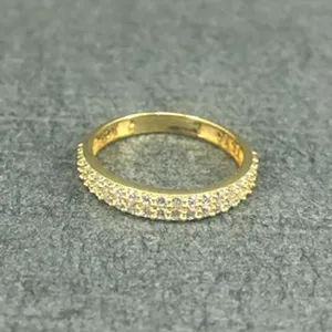 انگشتر طلا 18 عیار زنانه دوست خوب مدل dk325