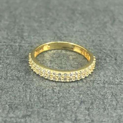 انگشتر طلا 18 عیار زنانه دوست خوب مدل dk325