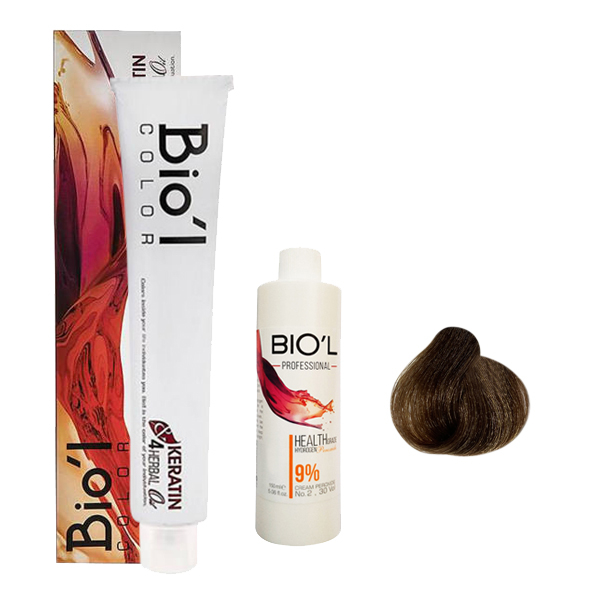 کیت رنگ مو بیول سری GOLDEN شماره 6.32 حجم 100 میلی لیتر رنگ بلوند بژ تیره  