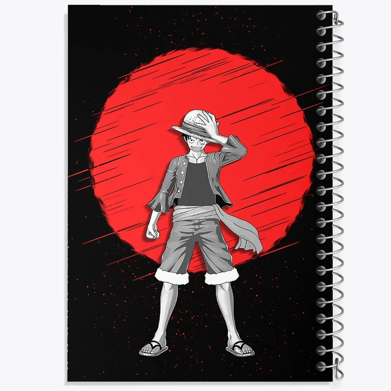 دفتر لیست خرید 50 برگ خندالو طرح لوفی انیمه وان پیس کد F807