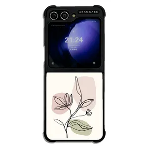 AKAM AMC-WSGZFLIP5-LEAVES-16 Cover For Samsung Galaxy Z Flip 5