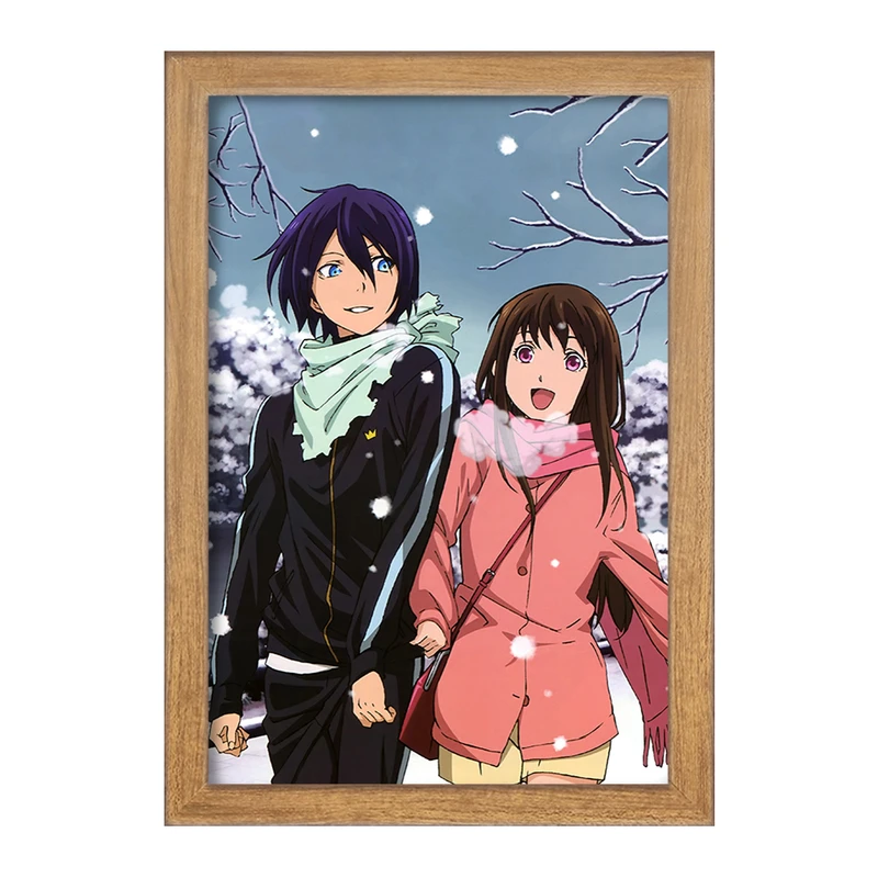 تابلو خندالو مدل یاتو و هیوری و یوکینه انیمه نوراگامی  کد 12692