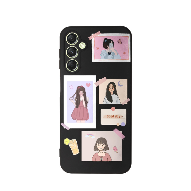 کاور طرح عکس دخترانه کد FF023 مناسب برای گوشی موبایل سامسونگ Galaxy A54
