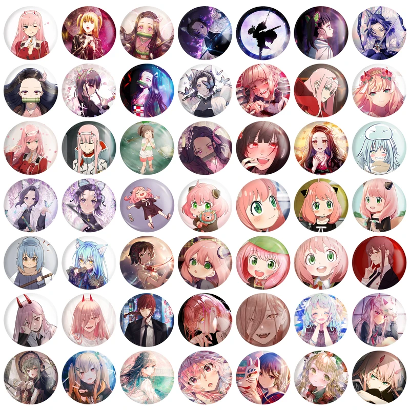 پیکسل خندالو مدل انیمه دختر کد 81 بسته 49 عددی