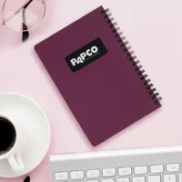 دفترچه یادداشت 100 برگ پاپکو مدل متالیک 1