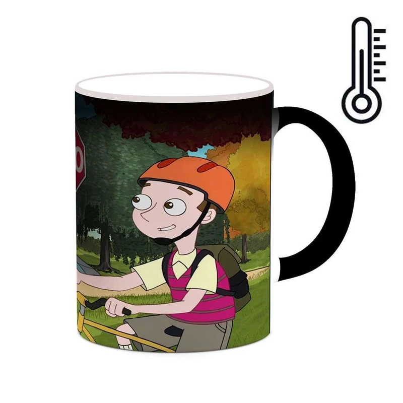 ماگ حرارتی کاکتی مدل کارتون Milo Murphy's Law کد mgh22804