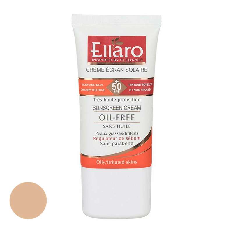 کرم ضد آفتاب رنگی الارو SPF50 مدل Teinte Foncee مناسب پوست های چرب حجم 40 میلی لیتر کرم ضد آفتاب رنگی الارو SPF50 مدل Teinte Foncee مناسب پوست های چرب حجم 40 میلی لیتر