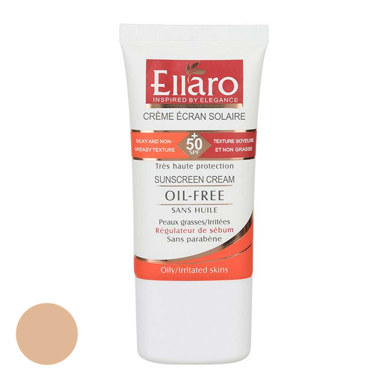 کرم ضد آفتاب رنگی الارو SPF50 مدل Teinte Foncee مناسب پوست های چرب حجم 40 میلی لیتر کرم ضد آفتاب رنگی الارو SPF50 مدل Teinte Foncee مناسب پوست های چرب حجم 40 میلی لیتر