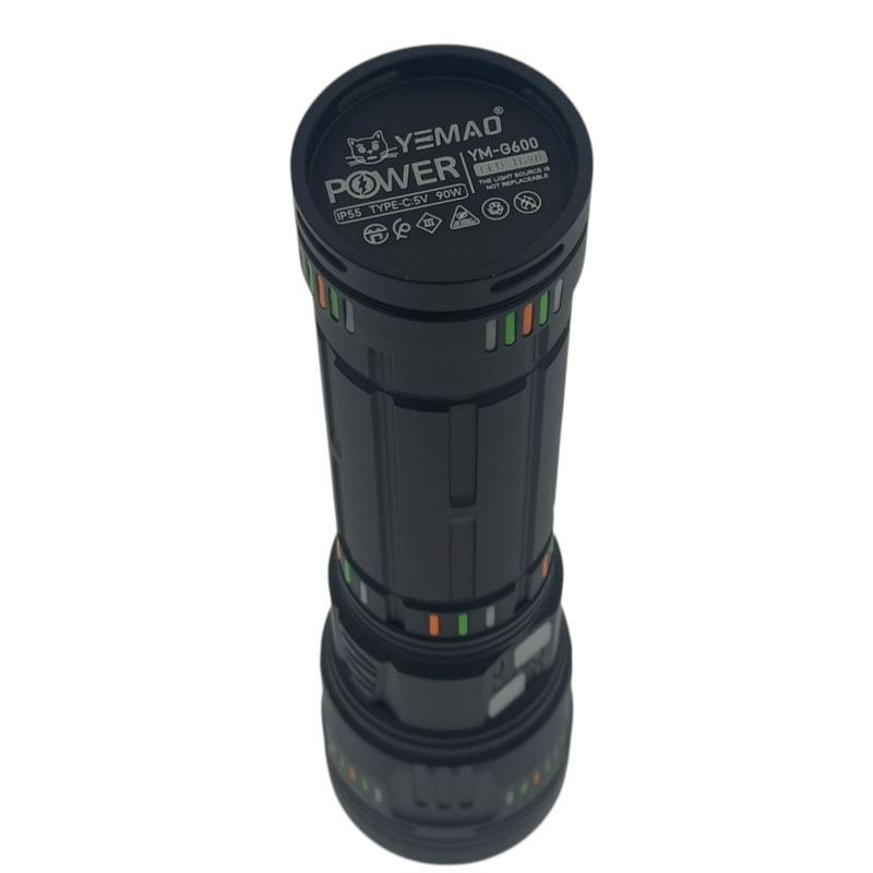 چراغ قوه دستی یئماو مدل YM-G600 رنگ نور مهتابی