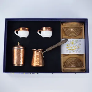 ست قهوه جوش اریسا مدل مسی