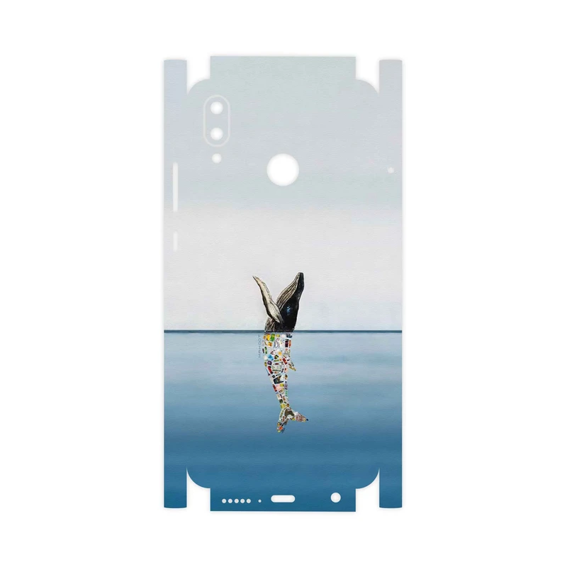 برچسب پوششی ماهوت مدل Collage of Sea Trash-FullSkin مناسب برای گوشی موبایل هوآوی Nova 3e