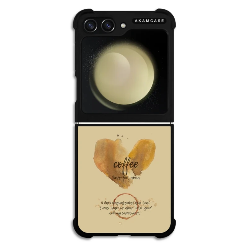 کاور آکام مدل AMC-WSGZFLIP5-COFFEE-15 مناسب برای گوشی موبایل سامسونگ Galaxy Z Flip 5