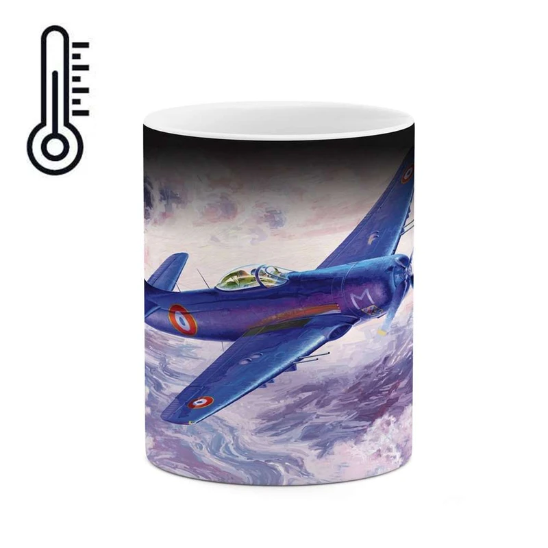 ماگ حرارتی کاکتی مدل هواپیمای جنگنده کد mgh10626