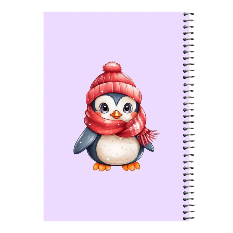 دفتر مشق 80 برگ اس جی مدل پنگوئن عصبانی کد۱   