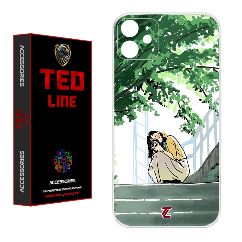 کاور تدلاین طرح دختر عکاس کد 1206 مناسب برای گوشی موبایل اپل Iphone 11