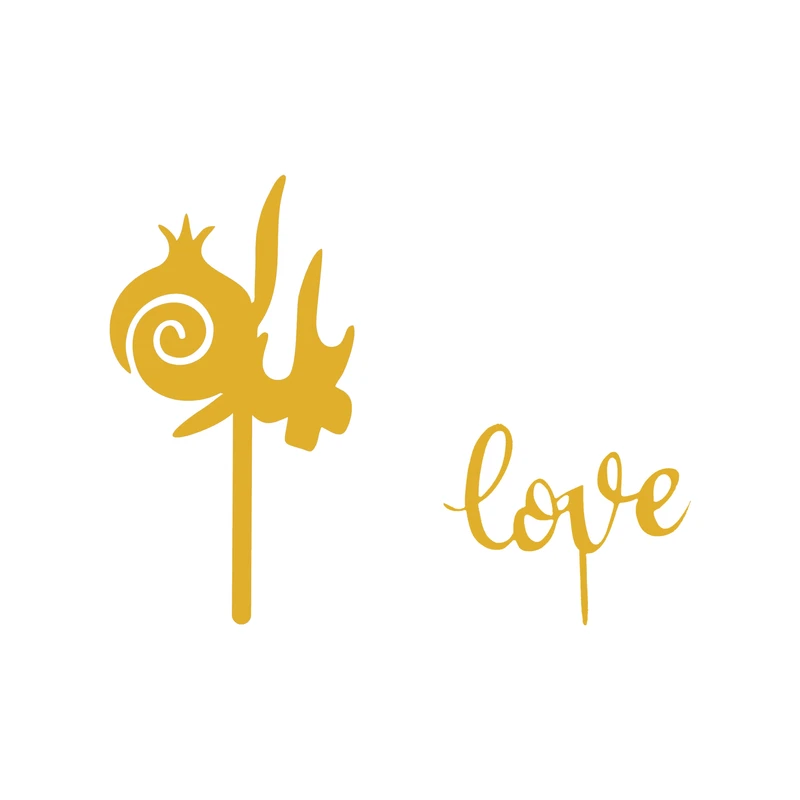 تاپر کیک هانستو مدل یلدا کد TP060 مجموعه 2 عددی