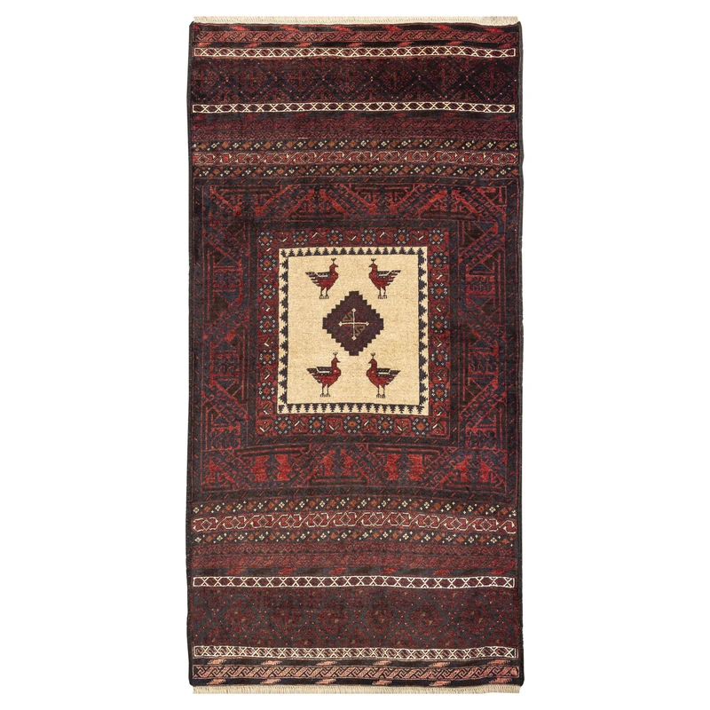 فرش دستبافت دو متری مدل بلوچ 20.72.1107