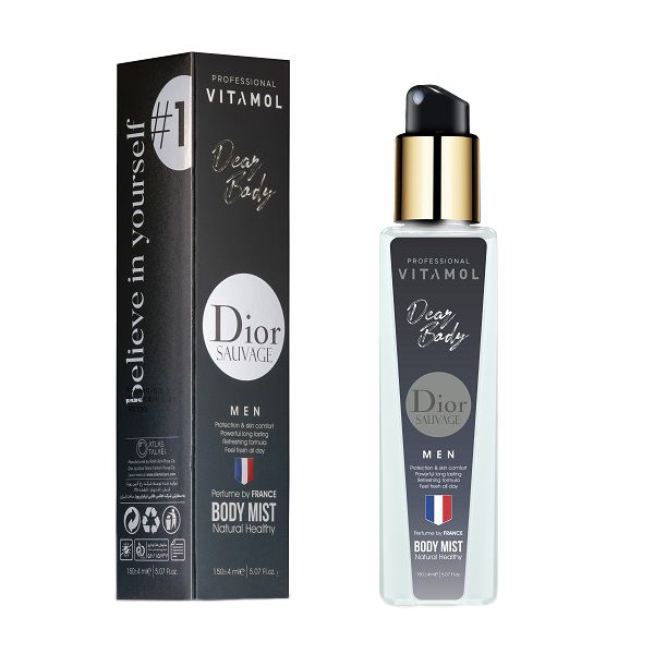 بادی اسپلش مردانه ویتامول مدل Sauvage Dior حجم 150 میلی لیتر -  - 1