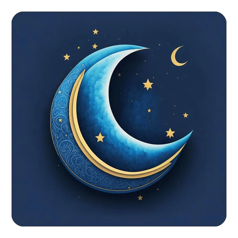 مگنت کاکتی طرح ماه و ستاره مدل mp51753