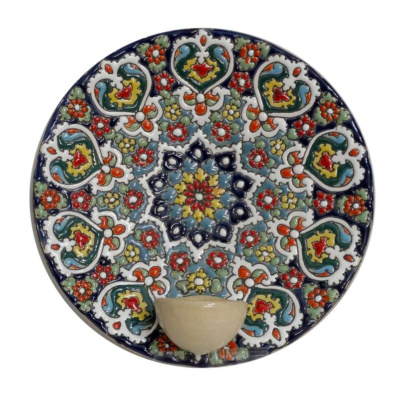 بشقاب میناکاری مدل دکوری کد SM 08