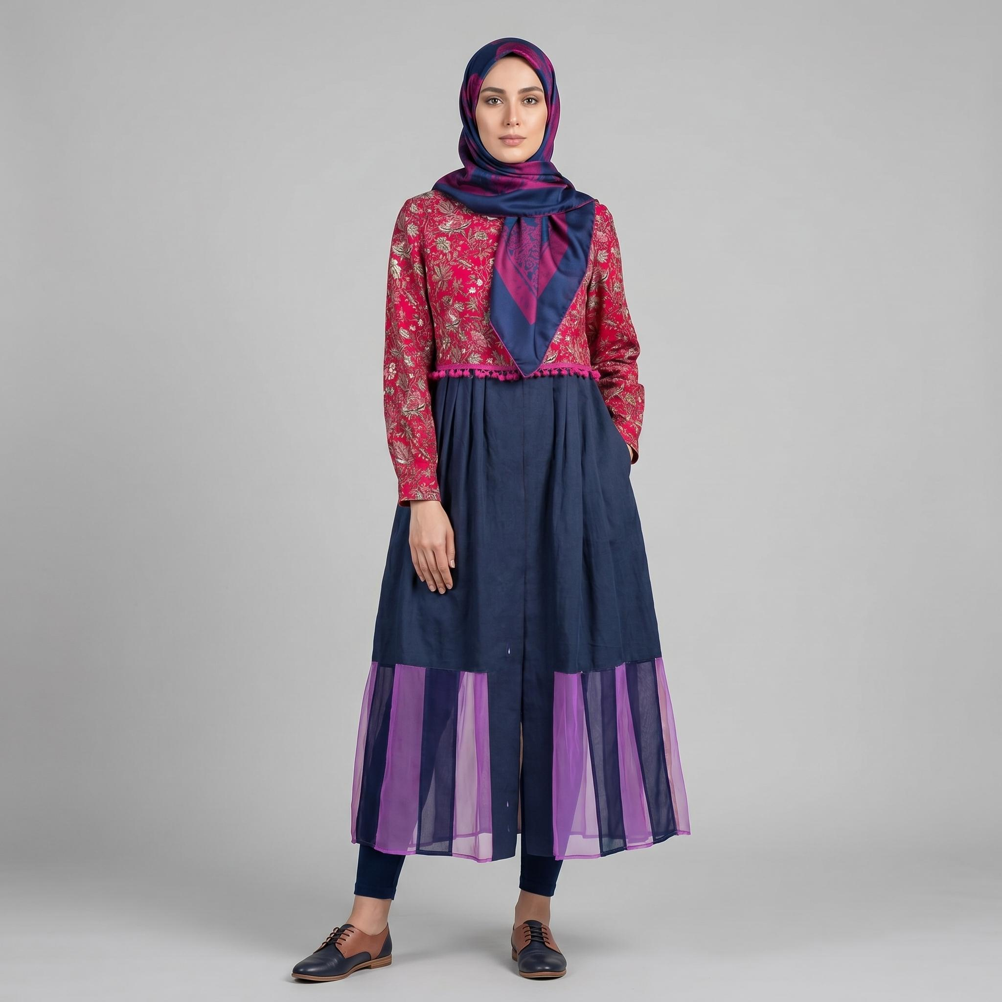 مانتو زنانه گره استایل مدل مجلسی
