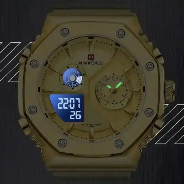 ساعت مچی عقربه‌ای مردانه نیوی فورس مدل nf9216