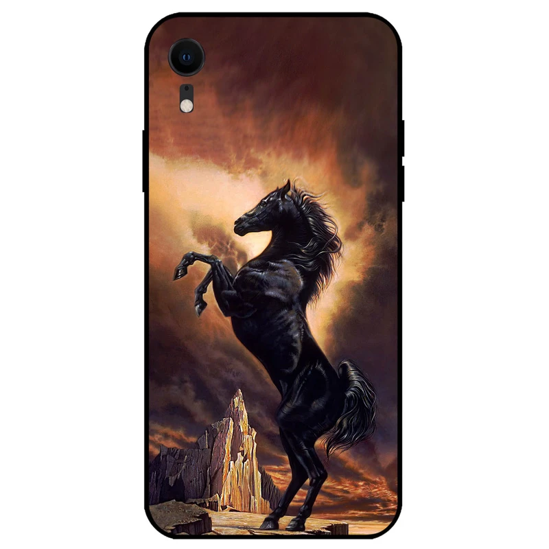 کاور مگافون طرح اسب مدل 2820 مناسب برای گوشی موبایل اپل iPhone XR               