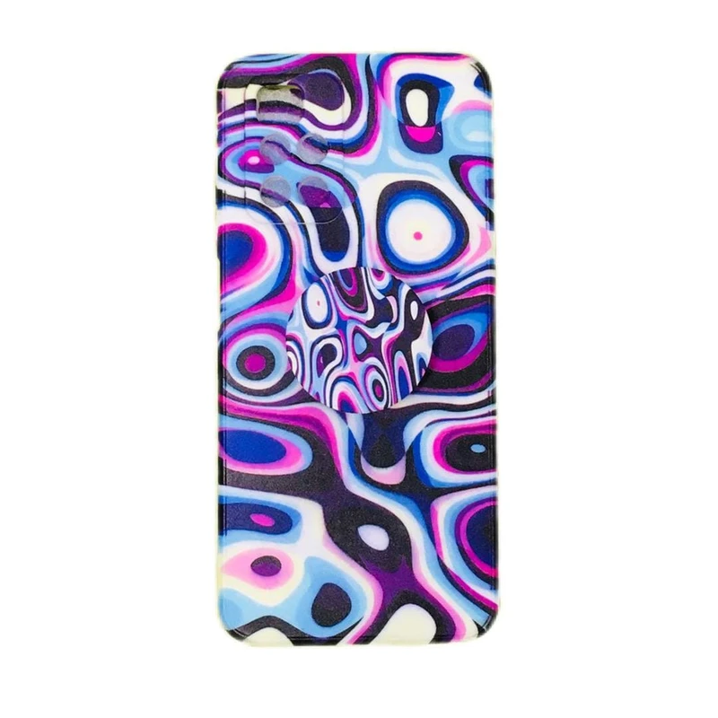 کاور مدل LOCA کد 09 مناسب برای گوشی موبایل شیائومی Redmi 10 به همراه پاپ سوکت