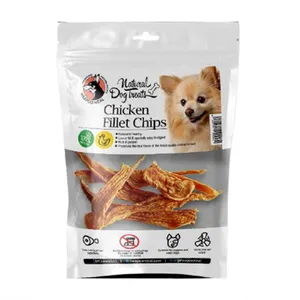 تشویقی سگ هاپومیل مدل Chicken Fillet Chips وزن 50 گرم