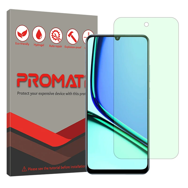 محافظ صفحه نمایش پرومیت مدل آنتی گرین مناسب برای گوشی موبایل ریملی Note 60