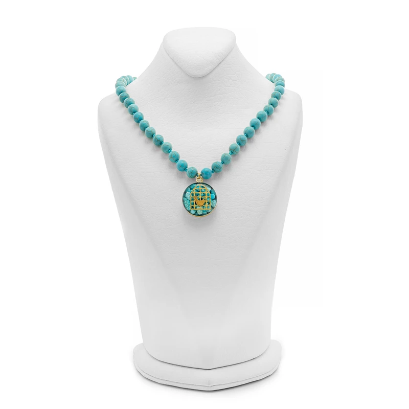 عکس شماره 7 : گردنبند دست ساز زنانه آلتین هنر مدل روکش طلا مرغ آمین