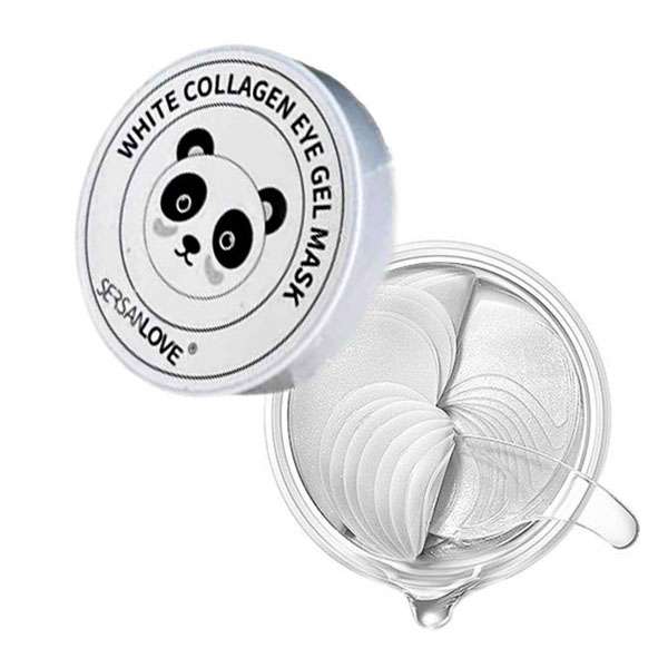 ماسک زیر چشم سرسان لاو مدل کلاژن وزن 80 گرم بسته 60 عددی