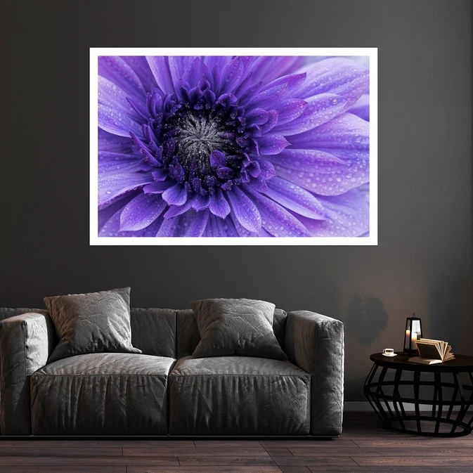 تابلو بکلیت طرح طبیعت و گل مدل قاب شاسی W-s8716