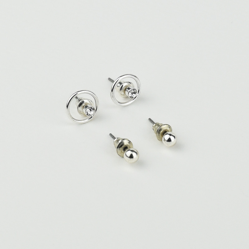 گوشواره زنانه مدل 135337 مجموعه 2 عددی