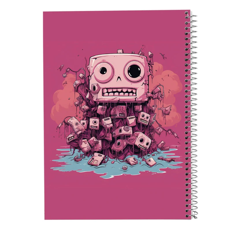 دفتر نت موسیقی 50 برگ مدوپد مدل ChainSaw Man کد DF10931