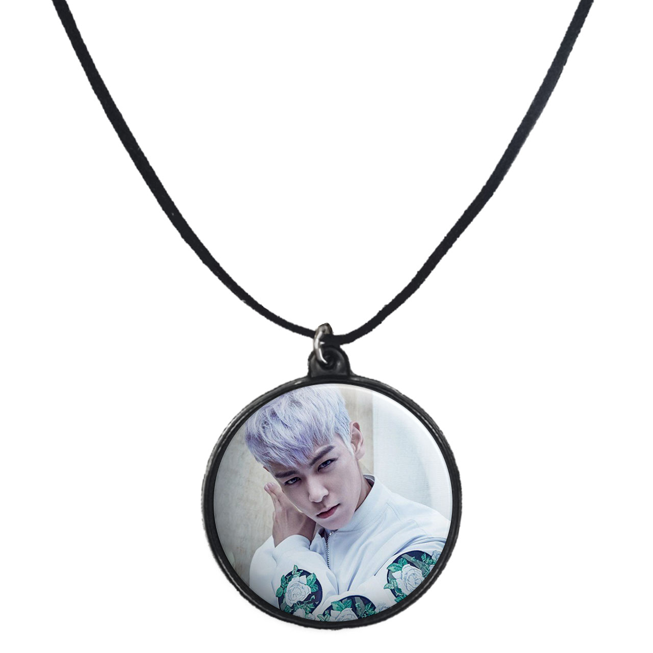 گردنبند پرمانه طرح گروه موسیقی BIG BANG کد pmb.15133 مدل دو طرفه