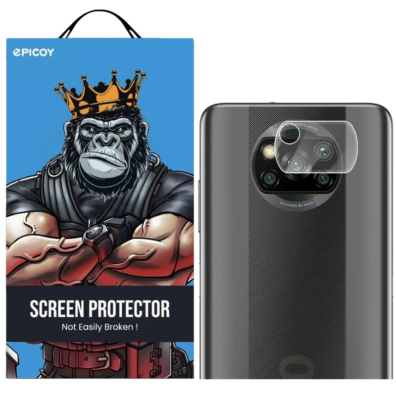 محافظ لنز دوربین اپیکوی مدل 3D-Clear مناسب برای گوشی موبایل شیائومی Poco X3 / X3 Pro / X3 Nfc