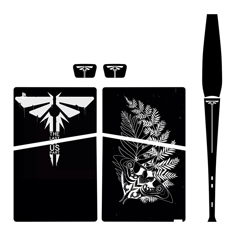  برچسب کنسول بازی پلی استیشن5 اسلیم دیجیتال توییجین وموییجین مدل last of us 08 مجموعه6 عددی