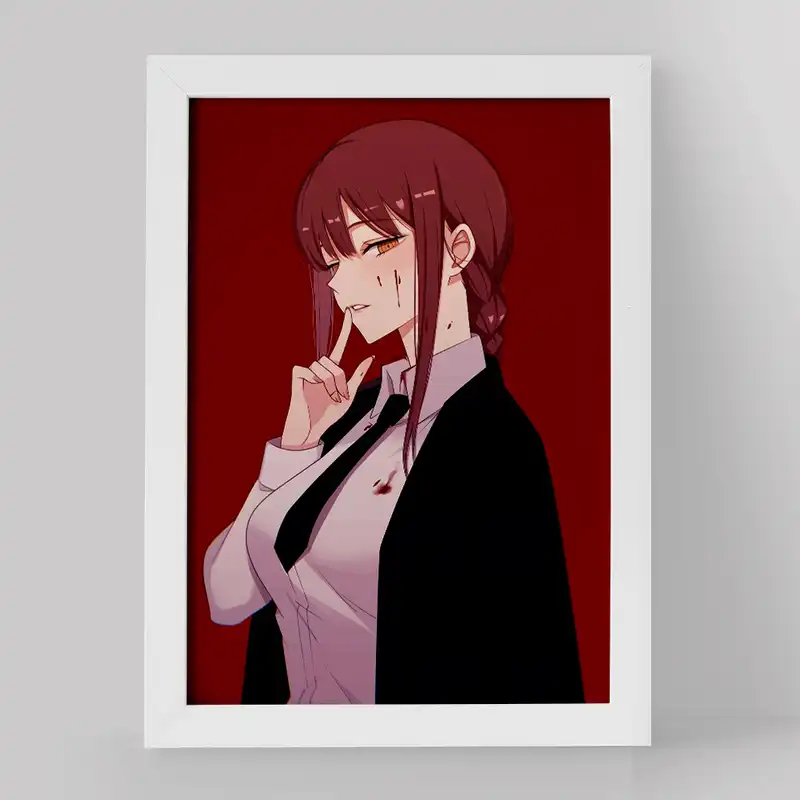 تابلو خندالو مدل ماکیما انیمه مرد اره ای کد 17846