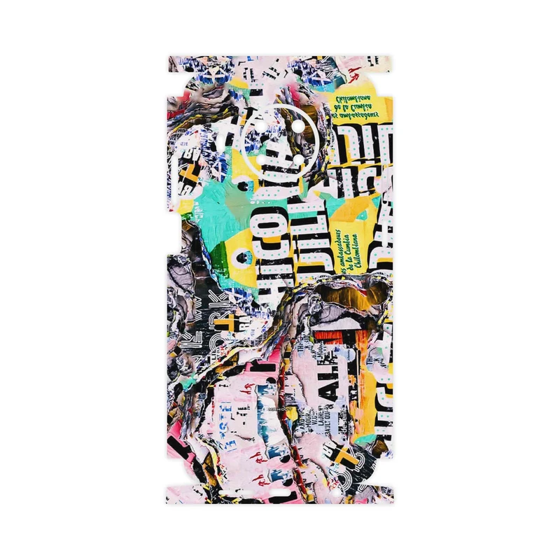 برچسب پوششی ماهوت مدل Collage of Teared Paper-FullSkin مناسب برای گوشی موبایل نوکیا X20