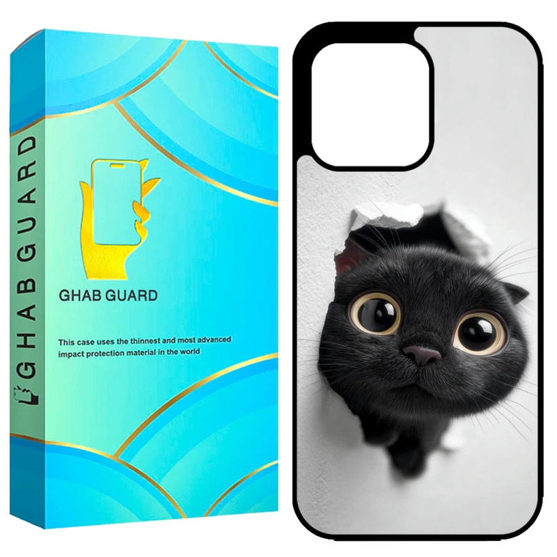 کاور قاب گارد طرح گربه مدل GCHP13PM مناسب برای گوشی موبایل اپل iPhone 13 Pro Max