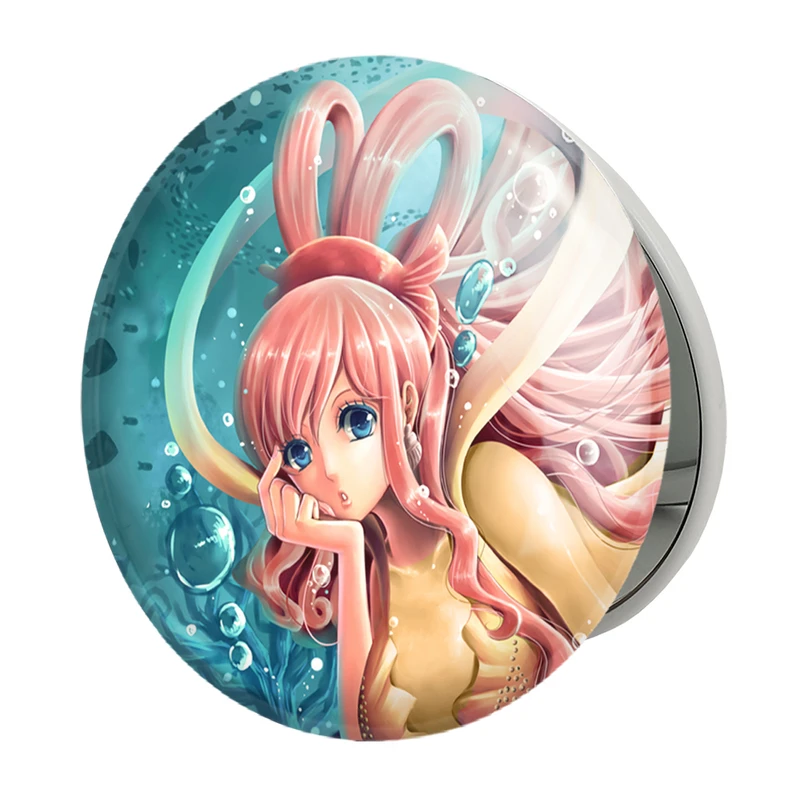 آینه جیبی خندالو طرح پرونا انیمه وان پیس One Piece مدل تاشو کد 17263 